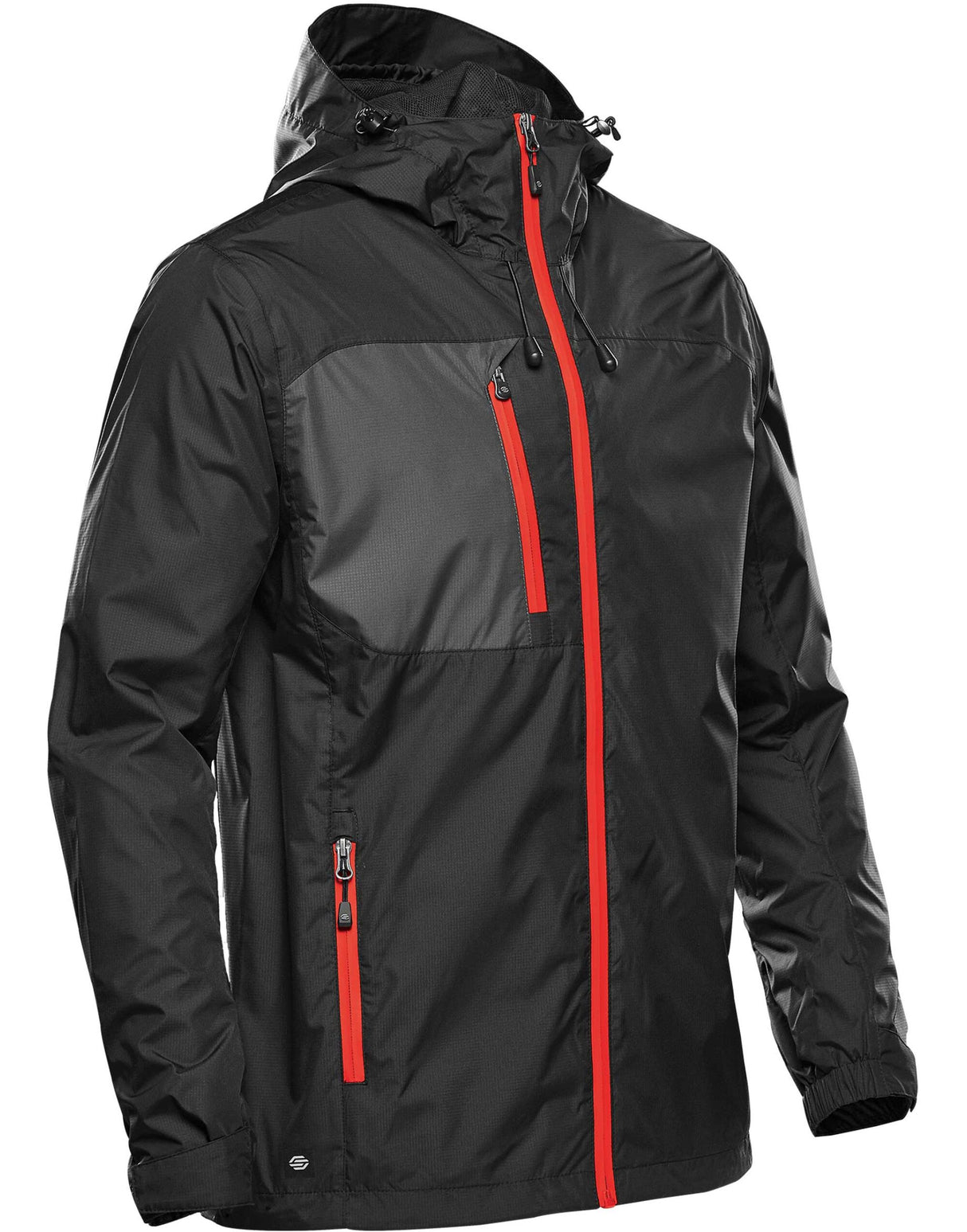 Black/Bright Red