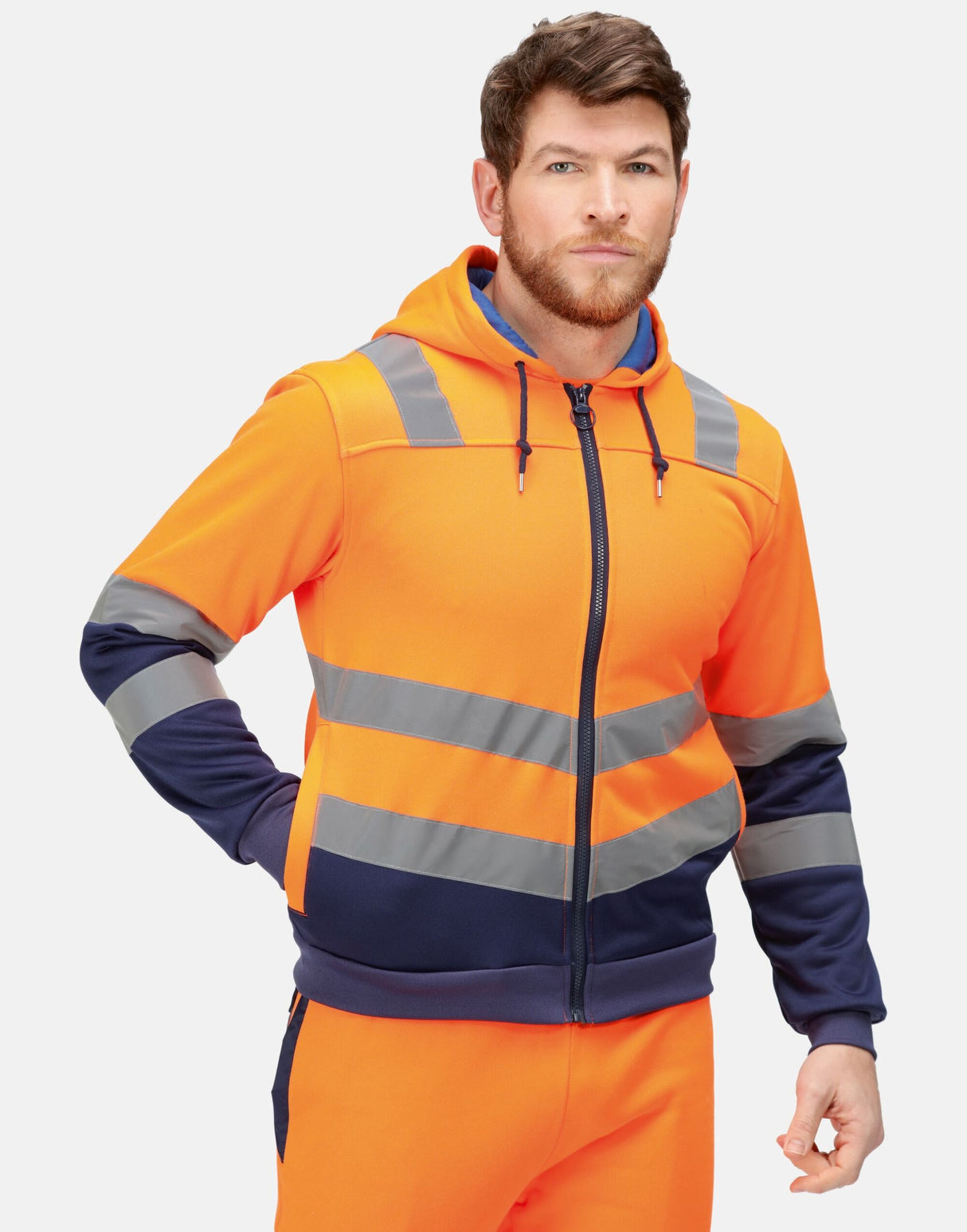 Hi Vis Orange/Navy