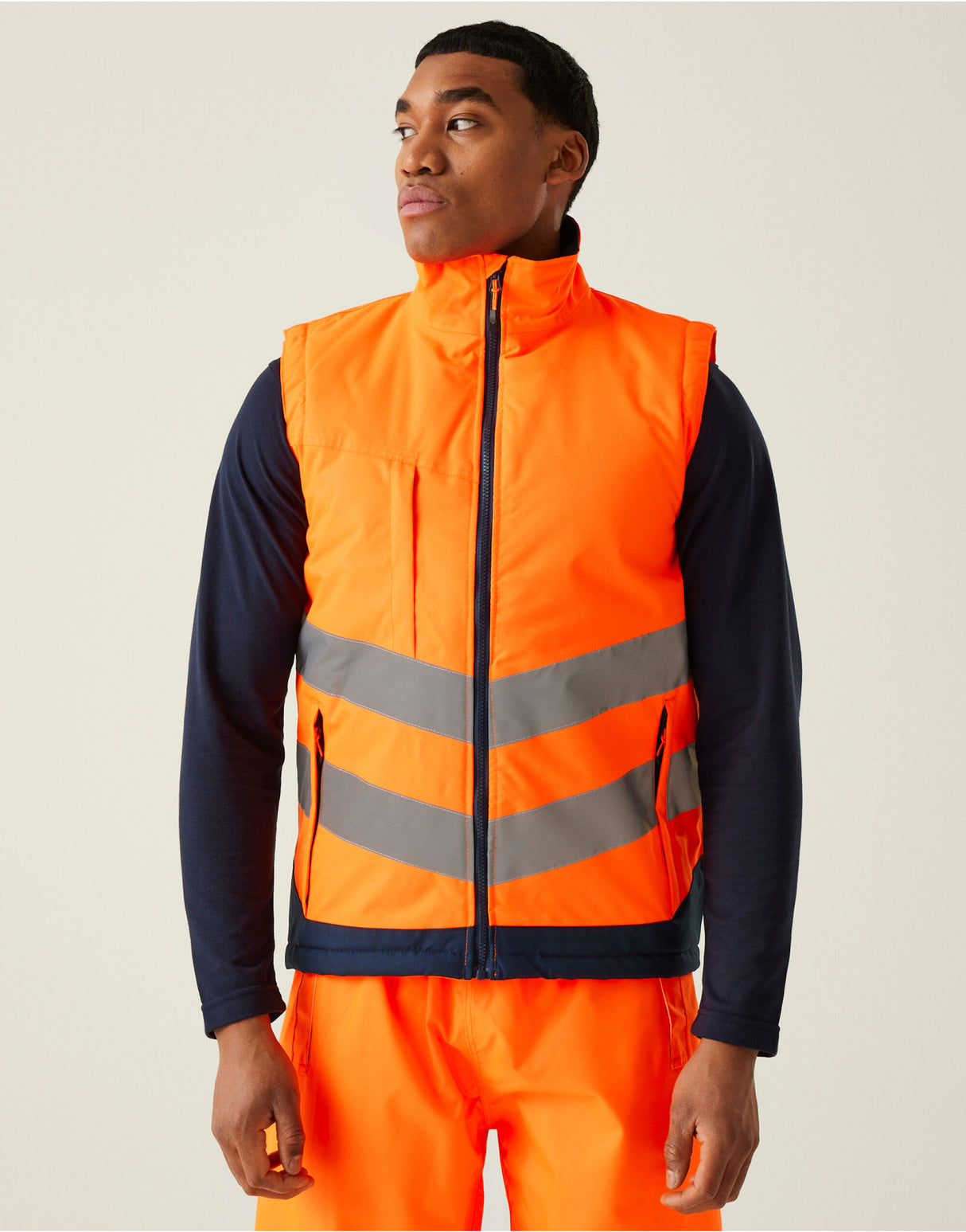 Orange/Navy