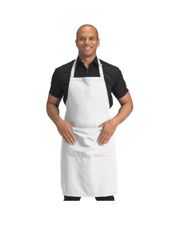 Dennys Recycled Bib Apron With Pocket - DP210