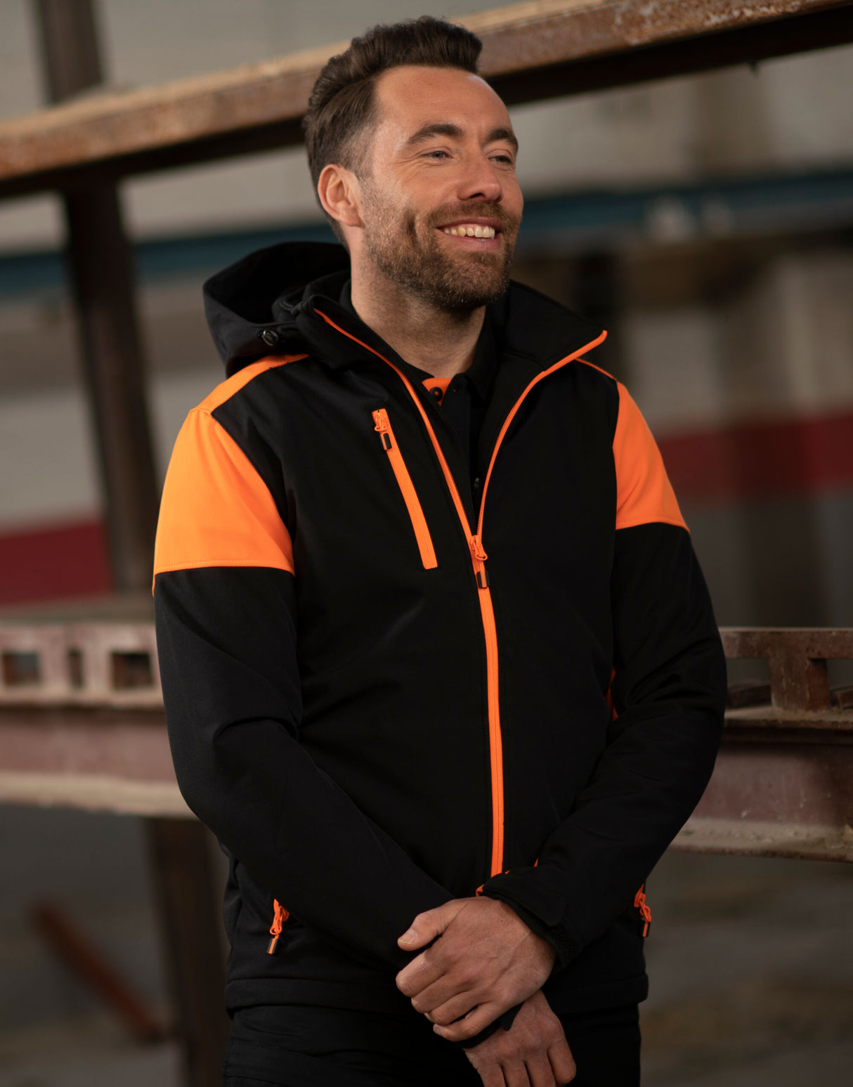 Black/Orange