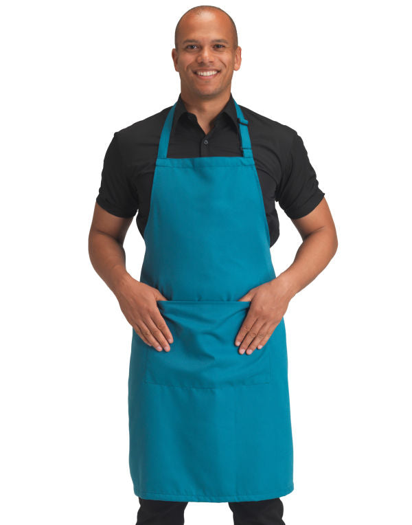 Dennys Recycled Bib Apron With Pocket - DP210