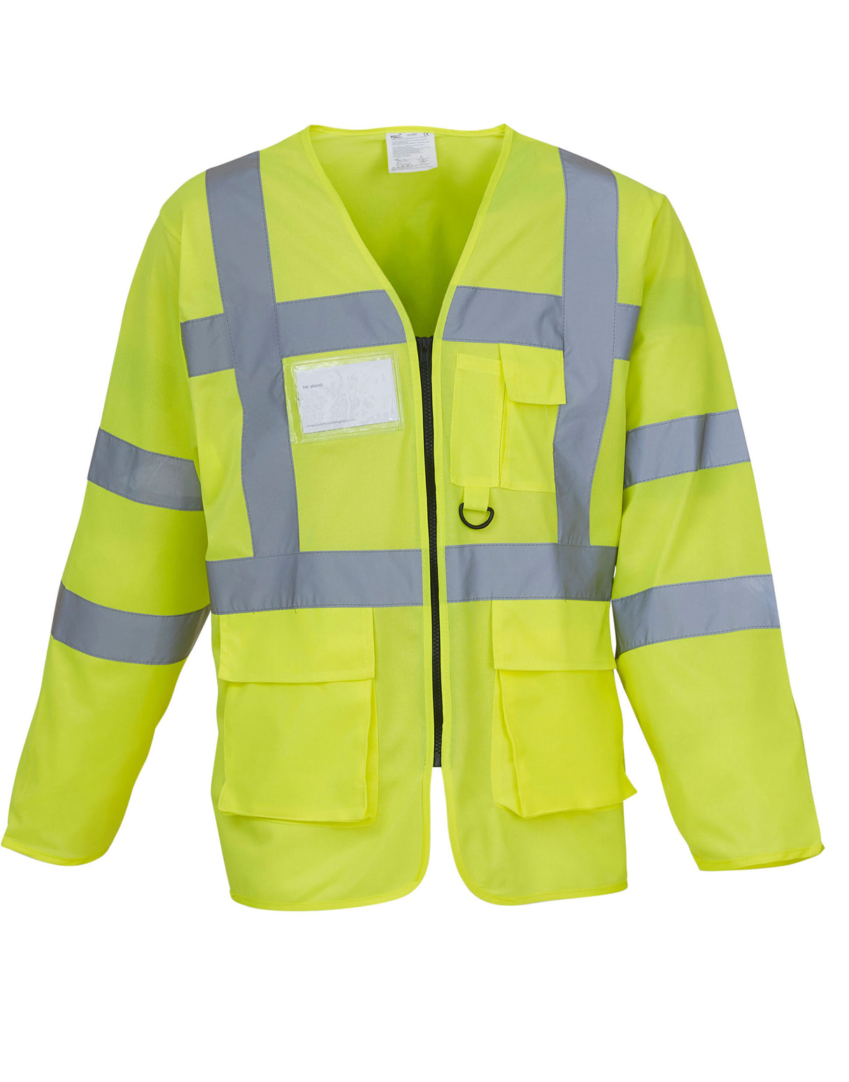 Yoko Hi-Vis Executive Long Sleeve Waistcoat - HVJ800
