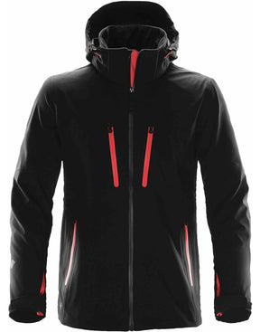 Black/Bright Red