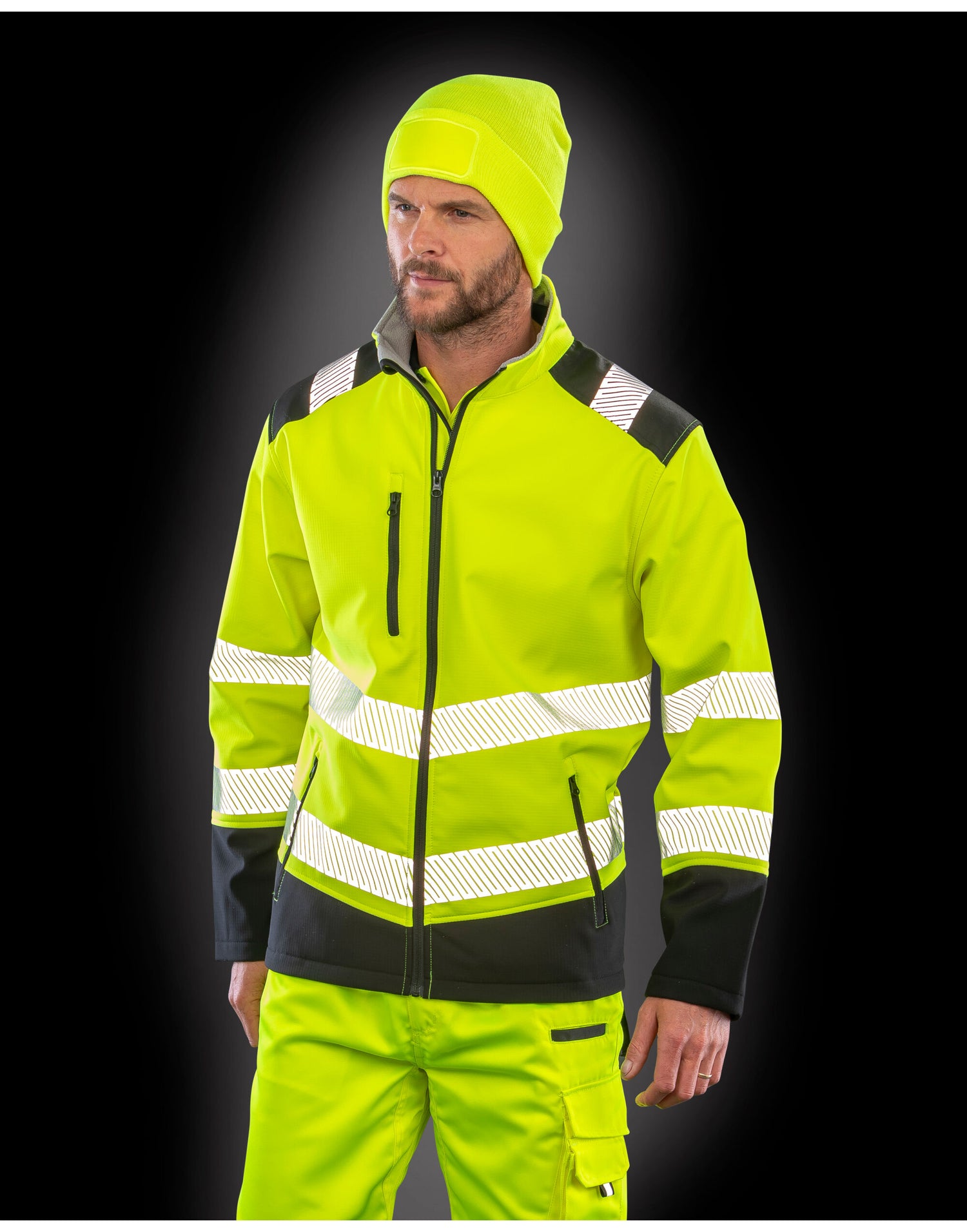 Fluorescent Yellow/Black