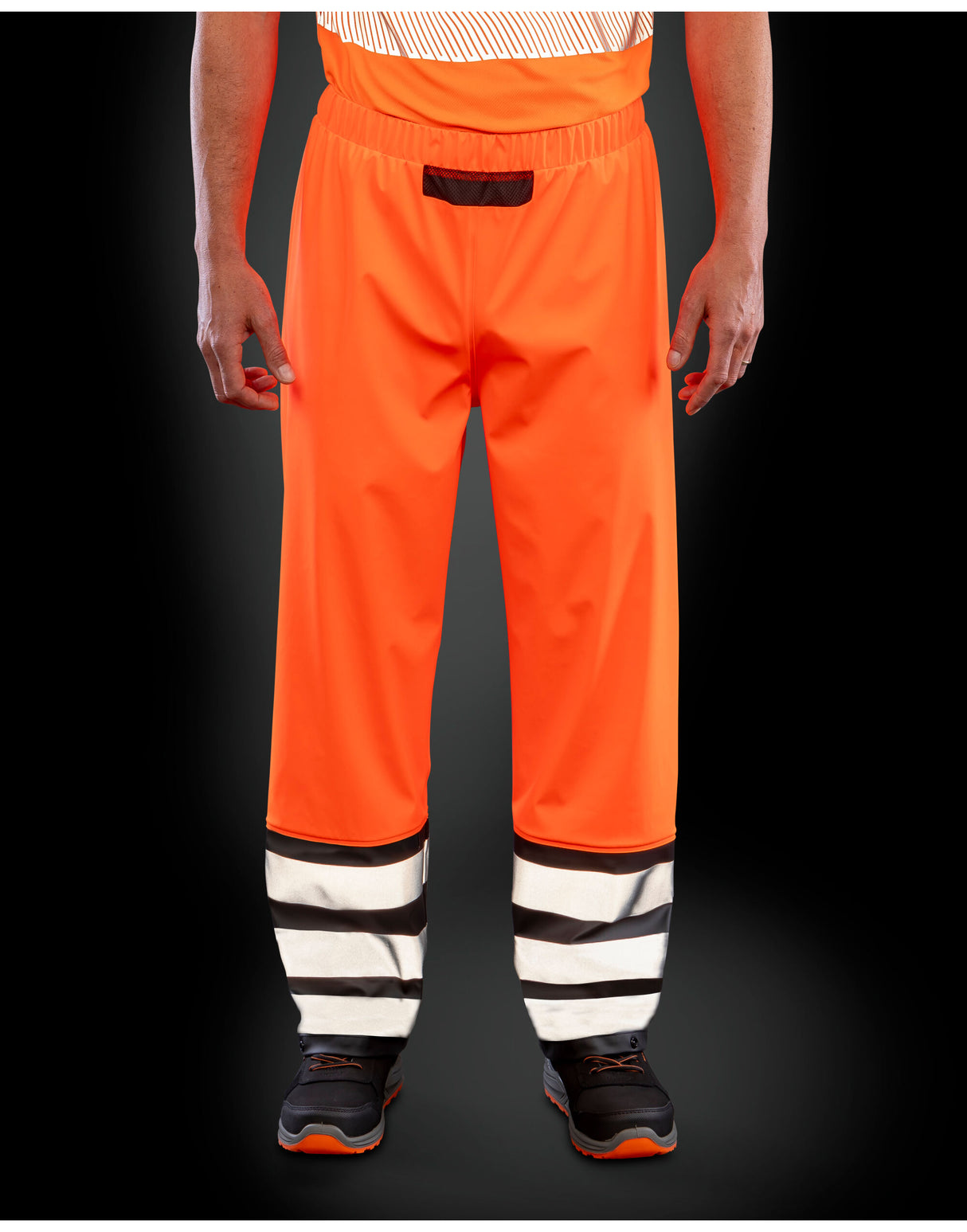 Fluorescent Orange/Black