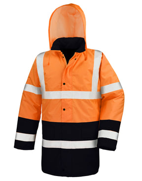 Fluorescent Orange/Black