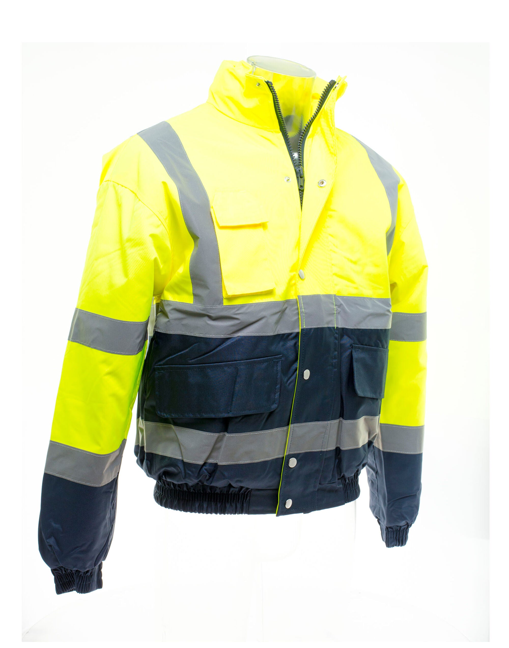 Yoko Hi-Vis 2 Tone Bomber Jacket - HVP218 – FL Workwear