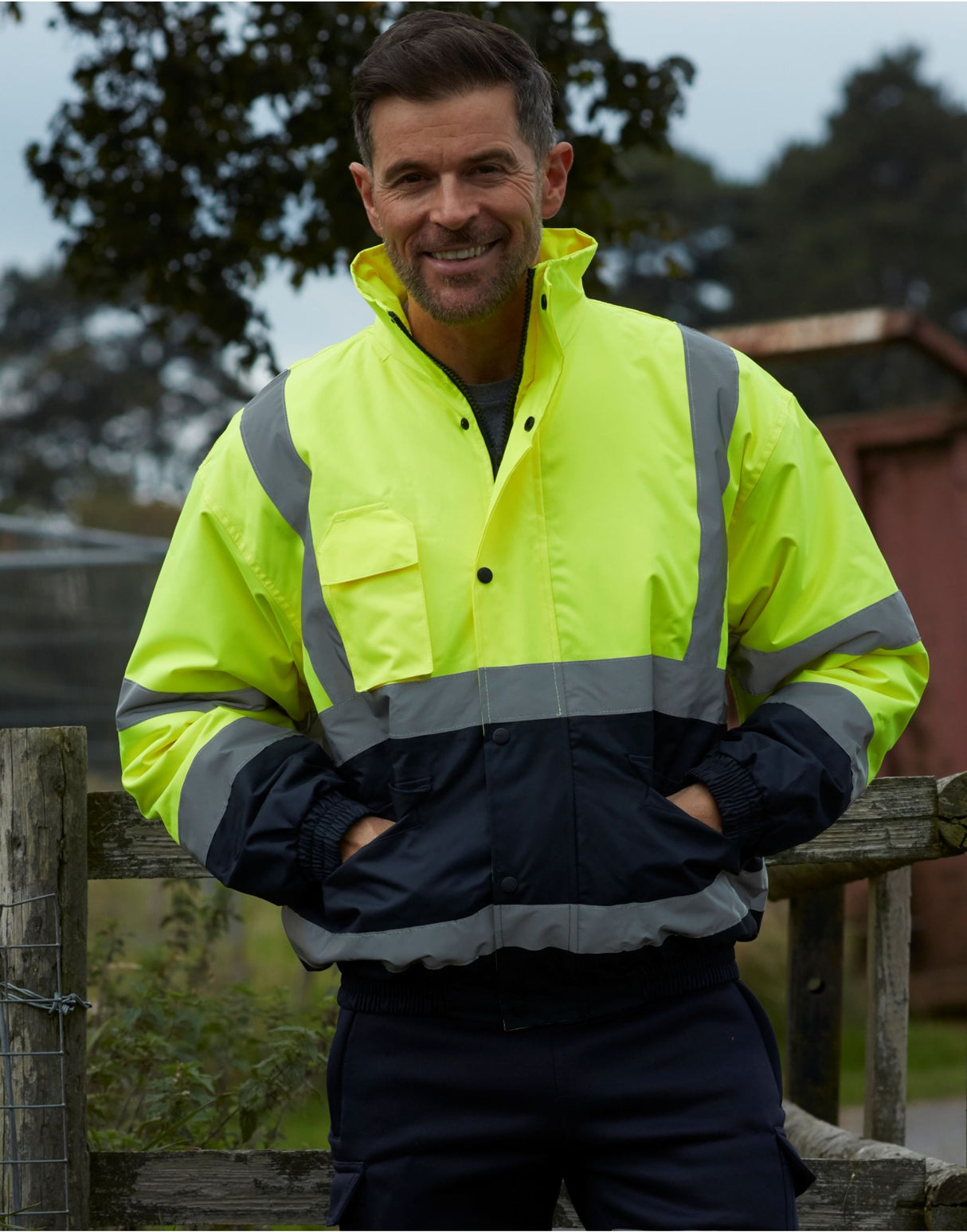 Hi-Vis Yellow/Navy