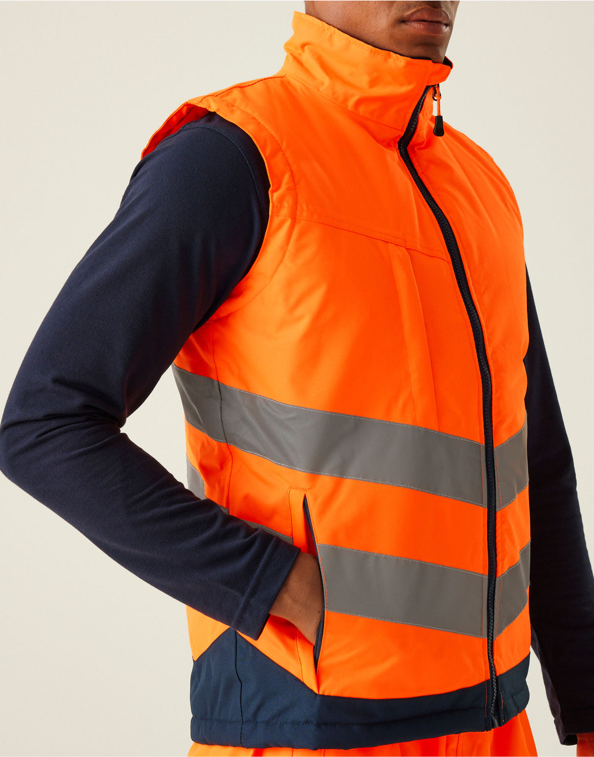 Orange/Navy