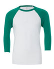 White/Kelly Green