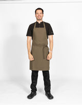 Dennys Multi-Coloured Recycled Bib Apron - DP200