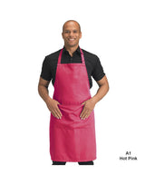 Dennys Recycled Bib Apron With Pocket - DP210