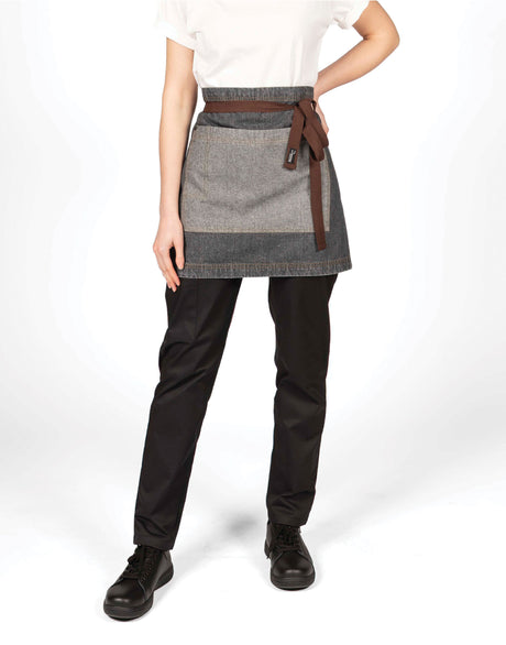 Grey Black Denim