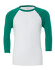 White/Kelly Green